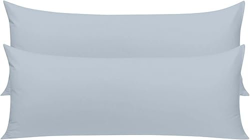 Miniatura 2 de YIYEA Juego de 2 fundas de almohada corporal, súper suaves de 1800 hilos de microfibra cepillada con cierre de sobre, resistente a las arrugas, la