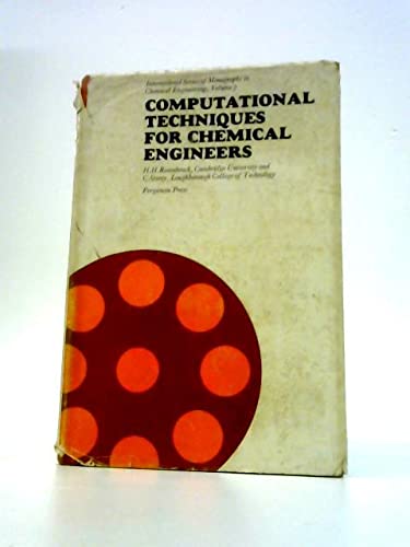 Computational Techniques for Chemical Engineers: Rosenbrock, H.H ...