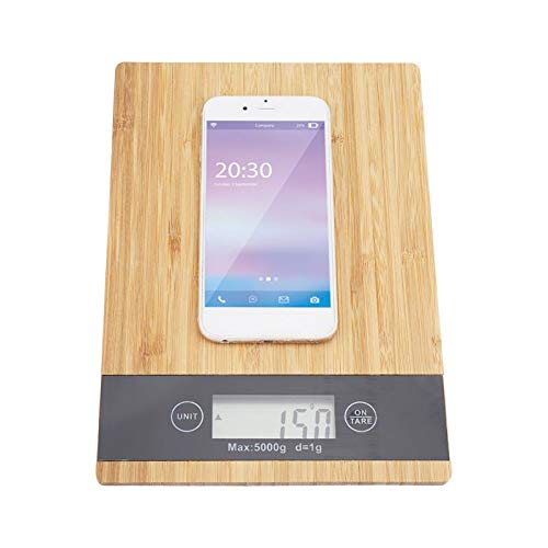 Kitchen Scales Digital Multi-Function Food Kitchen Scale Bamboo Led Display Electric Kitchen Weighing Food Scale #TOP5