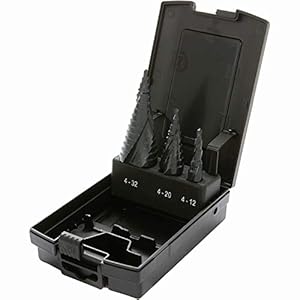 Proteco-Werkzeug HSS Titan Stufenbohrer Set, 3-teilig