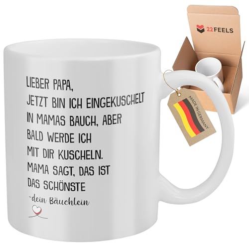 22Feels Werdender Papa Tasse 'Bald Dein Bäuchlein'