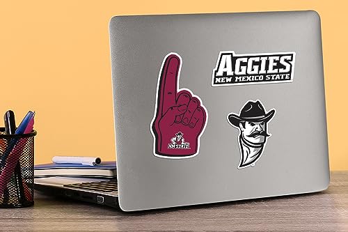 Image of New Mexico State University 9ct Vinyl Large Deluxe Stickers Variety Pack - Laptop, Water Bottle, Scrapbooking, Tablet, Skateboard, Indoor /Outdoor - Set of 9