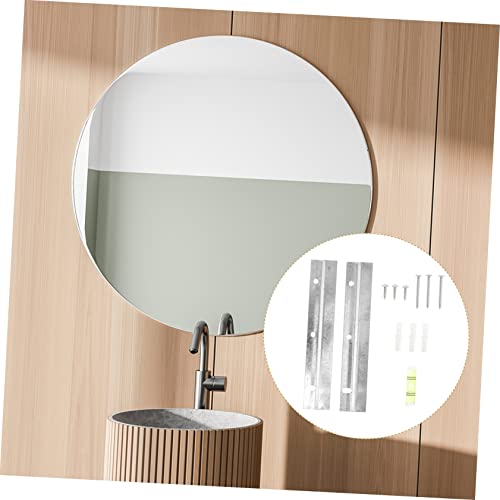 Image of DOITOOL 1set French Cleat Picture Hanging Hardware Kit Interlocking Metal Bracket for Frames Mirrors and Art Easy Installation Compact Design Versatile Wall Mount