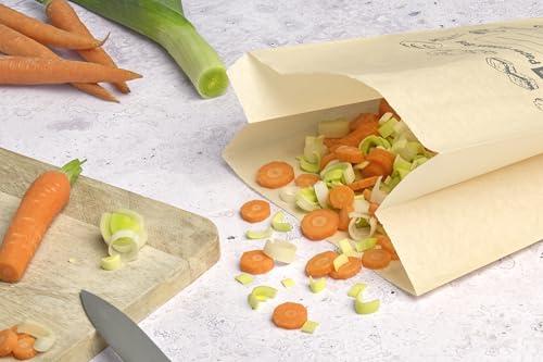 Bolsas de papel para congelar Toppits de 1 L idóneas para organizar alimentos frescos sin plástico 6