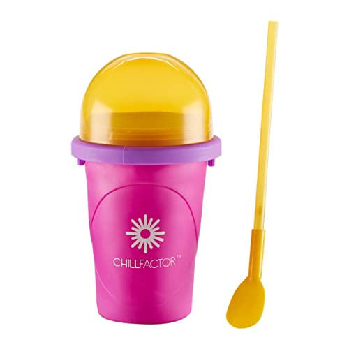 ChillFactor 07954 Passion Fruit Party – wiederverwendbarer, selbstgemachter Quetschbecher, Slushy-Maker, Küchenspielzeug, Pink – Bild 3