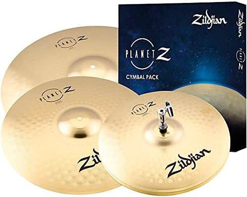 Avedis Zildjian Company ZP4PK Hats/Crash/Ride Planet Z Complete Pk (14H, 16C, 20R) - Cymbal Set With ZKEY