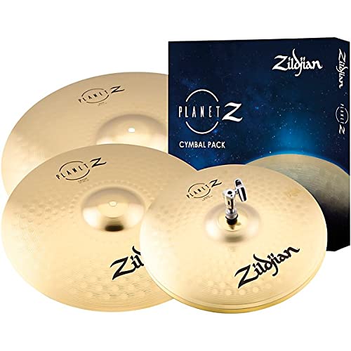 Avedis Zildjian Company ZP4PK Hats/Crash/Ride Planet Z Complete Pk (14H, 16C, 20R) - Cymbal Set With ZKEY