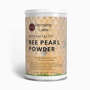 Bee Pearl Powder – Bee Pearl Supplement for Overall Wellness and Daily Vitality – Energizing Blend of Bee Bread, Propolis and Royal Jelly – Vegetarian & Gluten Free – 30 sachets