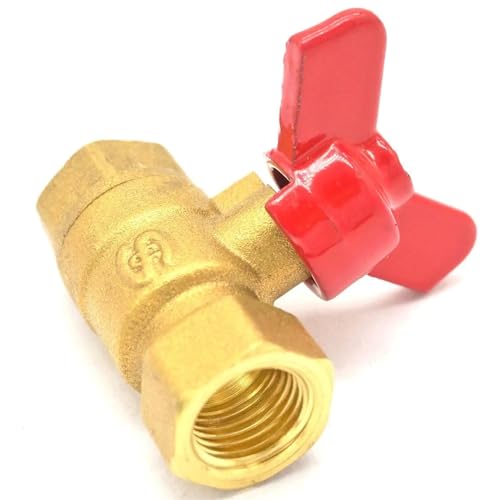 Válvula de bola de latón para eliminar fugas de agua y reparar tuberías con rosca de 1/2 7