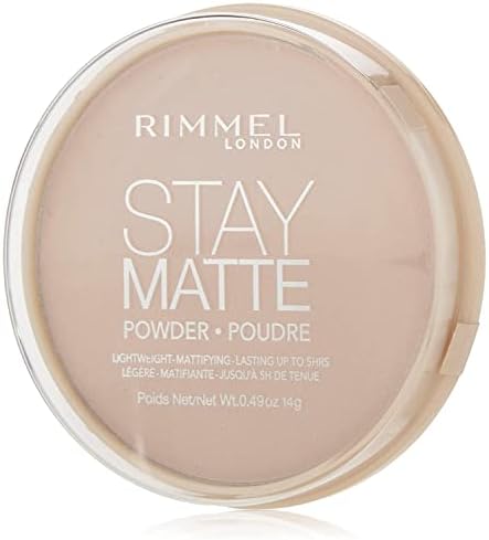 Rimmel Stay Matte Pressed Powder, Natural, 0.49 Ounce (Pack of 1)