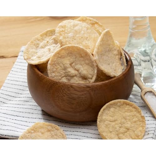 Proti-Thin Salt & Vinegar Proti Protein Chips, 14g Protein, Low Calorie, Low Carb, Low Fat, Sugar Free, High Fiber, No Gluten Ingredients, Healthy Snack Chips, 7 Single Serving Bags