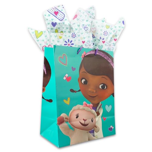 Doc McStuffins grands sacs de fête pour emballer les cadeaux d'anniversaire - 2