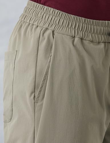 Image of Amazon Brand - Symbol Men's Relaxed Fit Pleated Athleisure Trouser (Elasticated Waistband | 100% Polyester| Available in Plus Sizes)