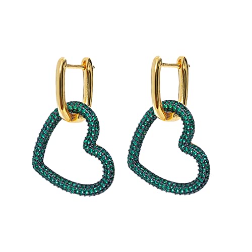 Boucles d'oreilles en zircone cubique légères en argent 925 anti-irritation