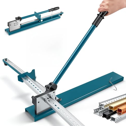 Coupe-rail DIN 35 mm double rainure avec guide de coupe intégré - 2