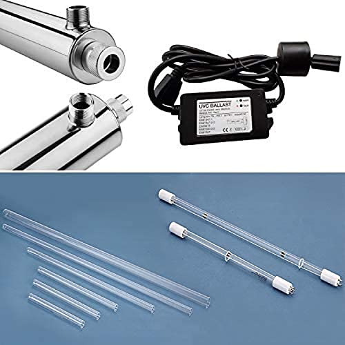 Esterilizador De Água UV 25W Aço Inoxidável 304 Esterilizador Ultravioleta, Filtro Esterilizador Pur