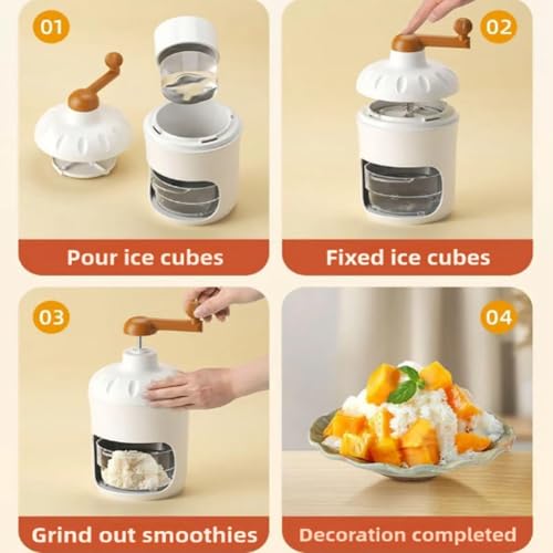Broyeur à glace électrique compact machine granité pour cuisine d'été - 5