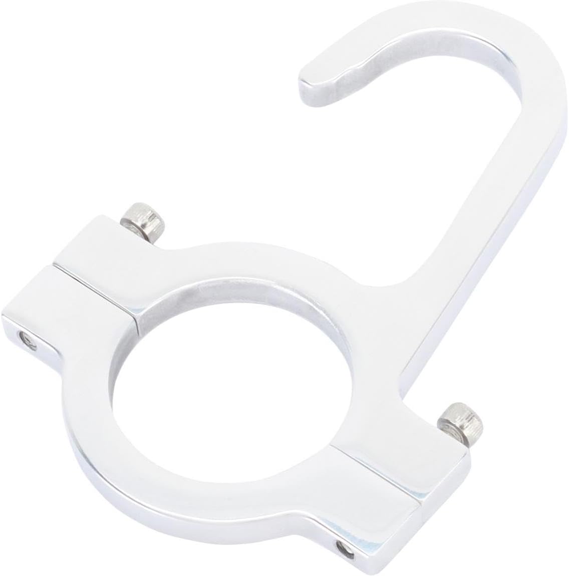 Speedway Motors Helmet and Steering Wheel Hook with 1-1/2 Inch Roll Bar Tube Clamp, 6061 Aluminum Anodized Hanger for Racing Helmets and Quick-Release Wheels
