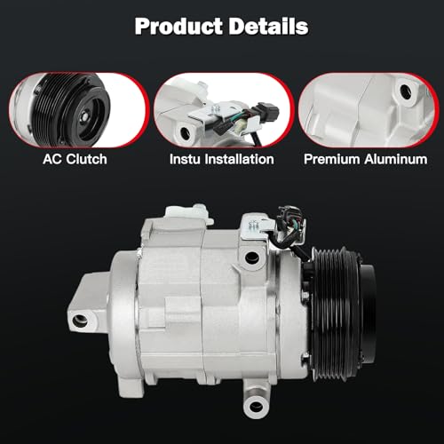 Image of Air Conditioning Compressor for Ford Edge for Lincoln MKX 3.5L 2007-2010
