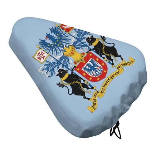 Coat of Arms of Azore Printed Bike Seat Cover Waterproof