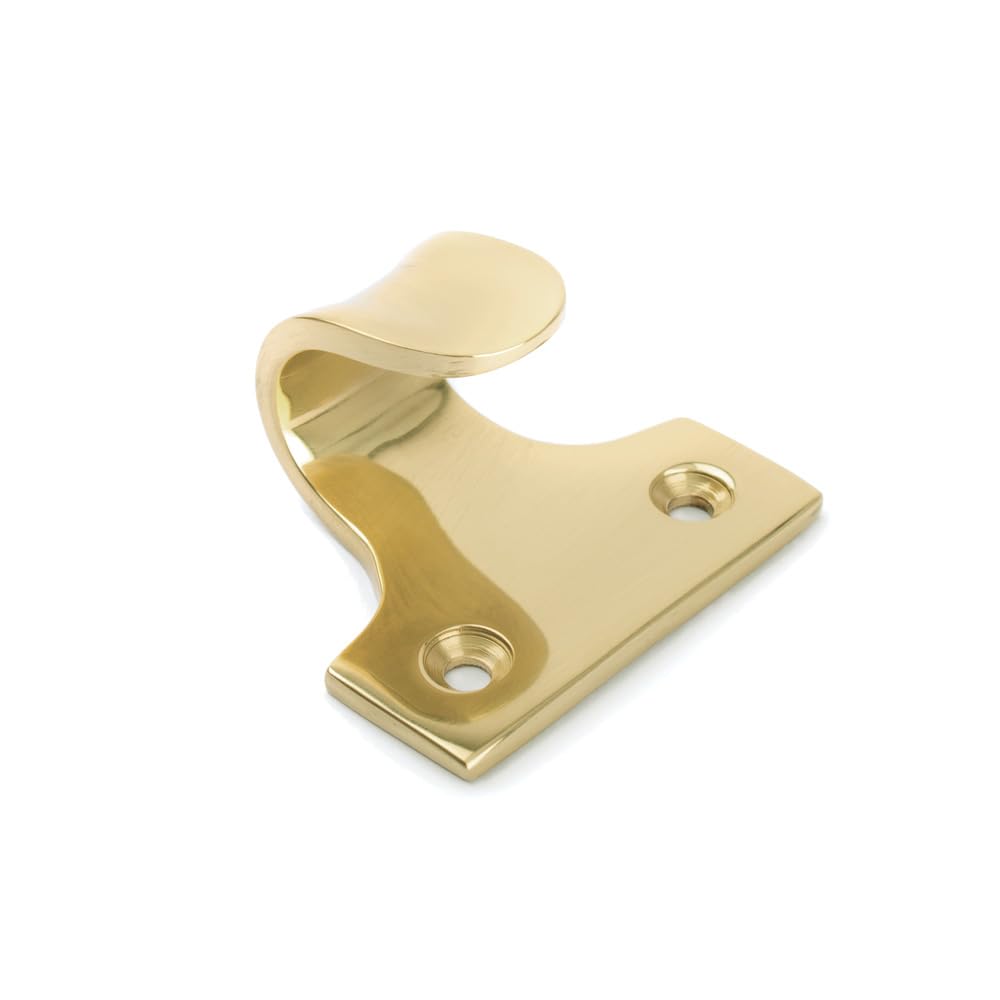Sash Heritage Polished Brass Cast Brass Metal Sliding Sash Window Lift Small