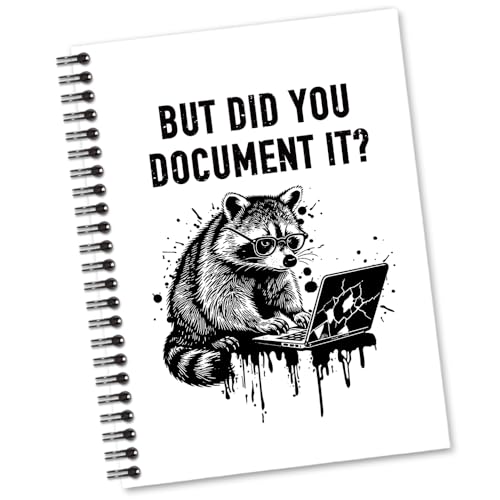 Carnet à spirale But Did You Document It de 160 pages lignées, cahier humour bureau et cadeau RH