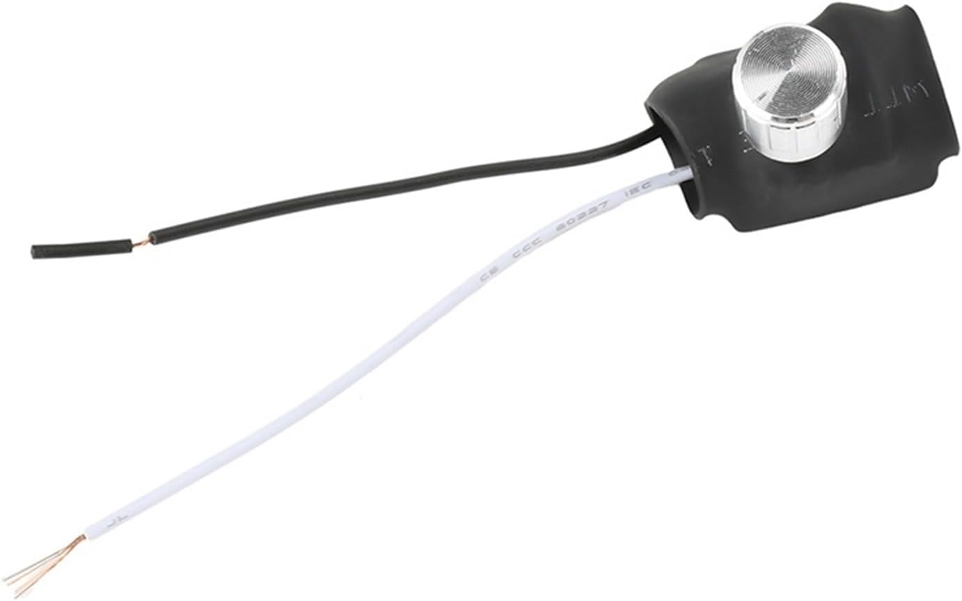 DC175-250V 1A/3A Gold/Silver 2-Way Table Lamp Incandescent Lamp Wall Lamp Full Range Dimming Rotary Switch(Gold 3A)