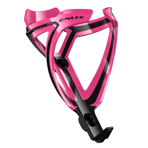 Qialexicon モダンな自転車用ボトルホルダー ドリンクホルダー サイクリングアクセサリー, ピンク