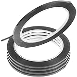 FRCOLOR Cinta Guía para Dedos de Violín 5 Piezas Negra 3 Mm de Ancho Pegatinas para Diapasón Adhesivas para Aprendizaje y Práctica de Violín Suministros para Estudiantes Principiantes