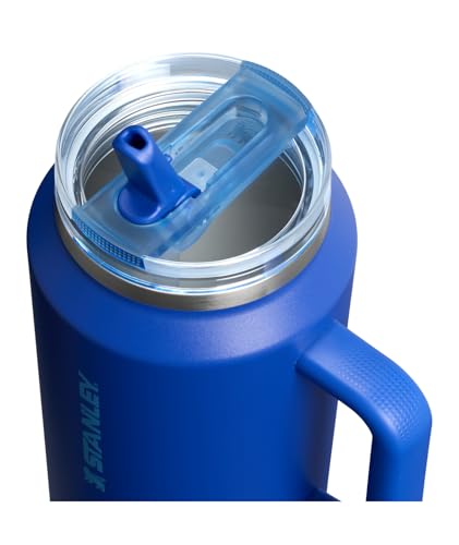 Image of STANLEY Quencher ProTour Flip Straw Tumbler with Leakproof Lid 64 oz | Built-In Straw & Handle | Cupholder Compatible for Travel | Insulated Stainless Steel Cup | BPA-Free | Cobalt