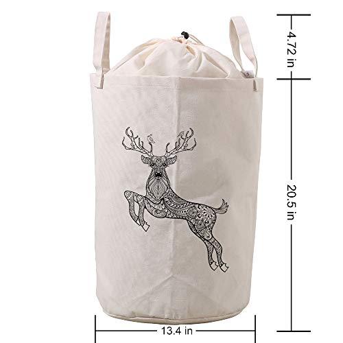 Bolsa de ropa de baño impermeable en lino resistente con cordón doble 6