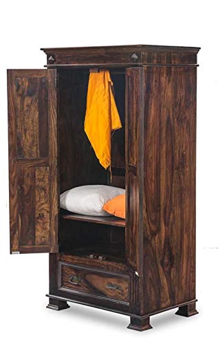 Image of Sheesham Solid Wood Jaipur Storage Wardrobe