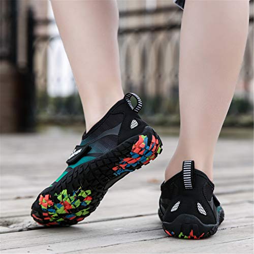 Image of UBFEN Water Shoes for Kids Boys Girls Aqua Socks Barefoot Beach Sports Swim Pool Quick Dry Lightweight Toddler Little Big Kid | Lightweight, Barefoot-style, Perfect for Water parks, Beach, Pool, Kayak, Creek Hiking, Camping, Toddler, Little Kid, Big Kid
