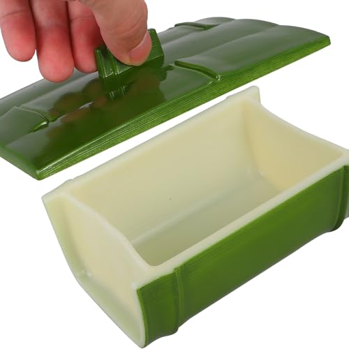 Bandeja de sushi multifunción Healeved de plástico verde miniatura 4