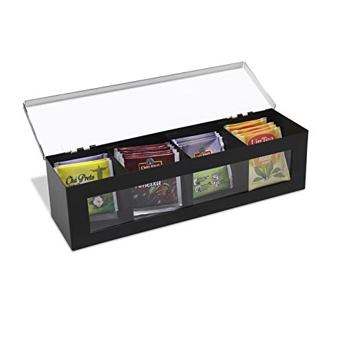 Caixa de Chá Coisas Simples, GeGuton, Preto/Branco/Estampa