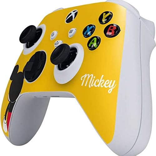 Skinit Decal Gaming Skin Compatible with Xbox Series S Controller - Officially Licensed Disney Mickey Mouse Backwards Design