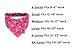 Christmas Scrunchie Dog Bandana, Handmade Elastic Pet Bandana, Festive X-mas Dog & Cat Accessory, Winter Photo Props, Gift for Dog (Large, Deer on Red)