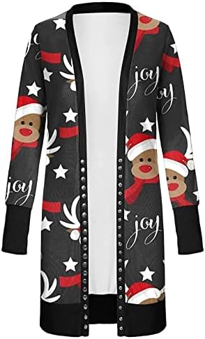ZEFOTIM Christmas Cardigan for Women 2022 Comfy Casual Lightweight Open Front Cardigan Long Sleeve Graphic Tops Shirts 4 ZEFOTIM Christmas Cardigan for Women 2022 Comfy Casual Lightweight Open Front Cardigan Long Sleeve Graphic Tops Shirts