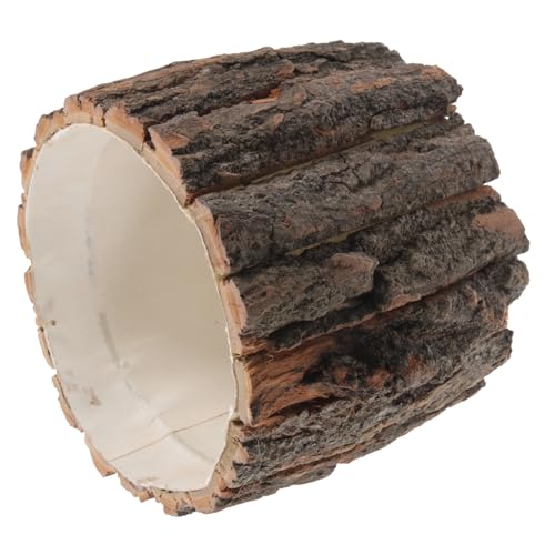 Pot de fleurs en bois marron rustique DOITOOL pour table - 2