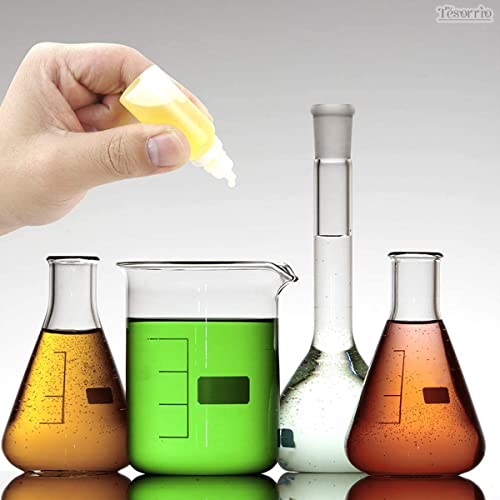 Tesorrio 50Pcs Plastic Bottles Empty With Caps - 5 Ml Dropper Bottles Plastic Eye Dropper Empty Bottles Oil Dropper Bottle Empty Plastic Dropping Bottles - Eye Dropper Bottle Liquid Plastic Container #TOP7