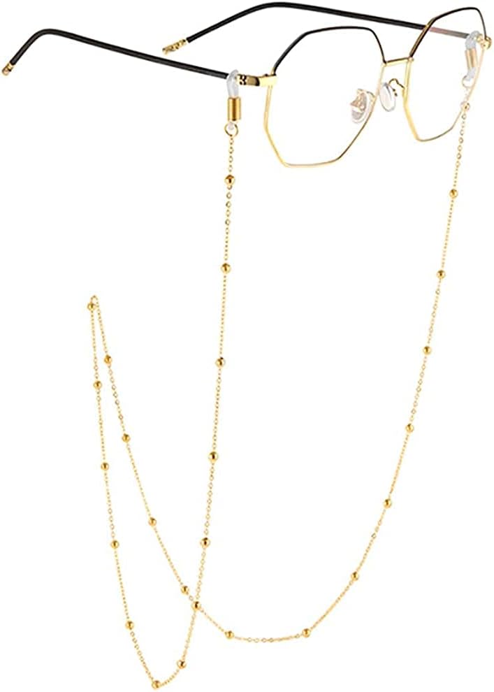 - Glasses Chain, Eyeglass Strap For Women Sunglasses - 14K Gold Eyeglasses Chain, Eye Glasses Holders Around Neck