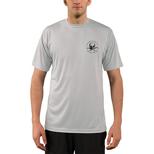 Neptune Men's UPF 50+ UV Sun Protection Performance Short Sleeve T-Shirt Large Pearl Grey2