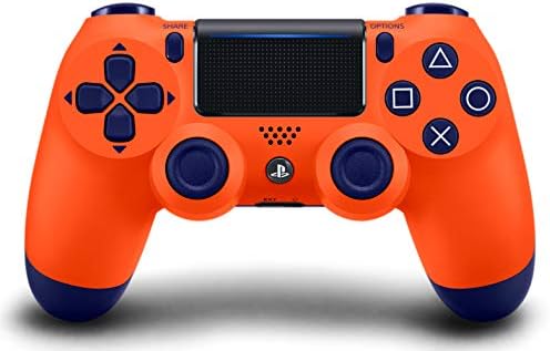 DualShock 4 Wireless Controller for PlayStation 4 - Sunset Orange : Video Games