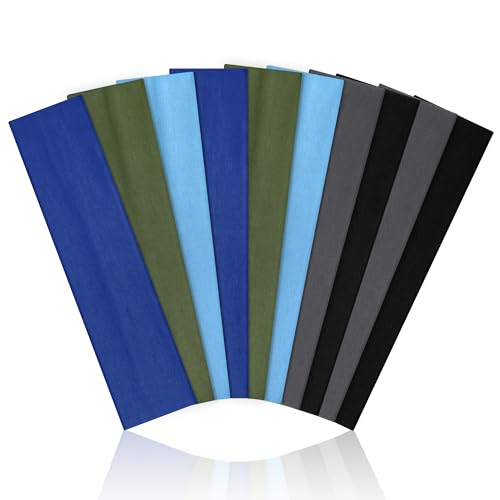 10 PCS Headbands for Women - Fashion Non Slip Cotton