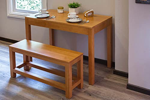 Banco de Madeira 2 Lugares Puerto Meu Móvel de Madeira - Nozes