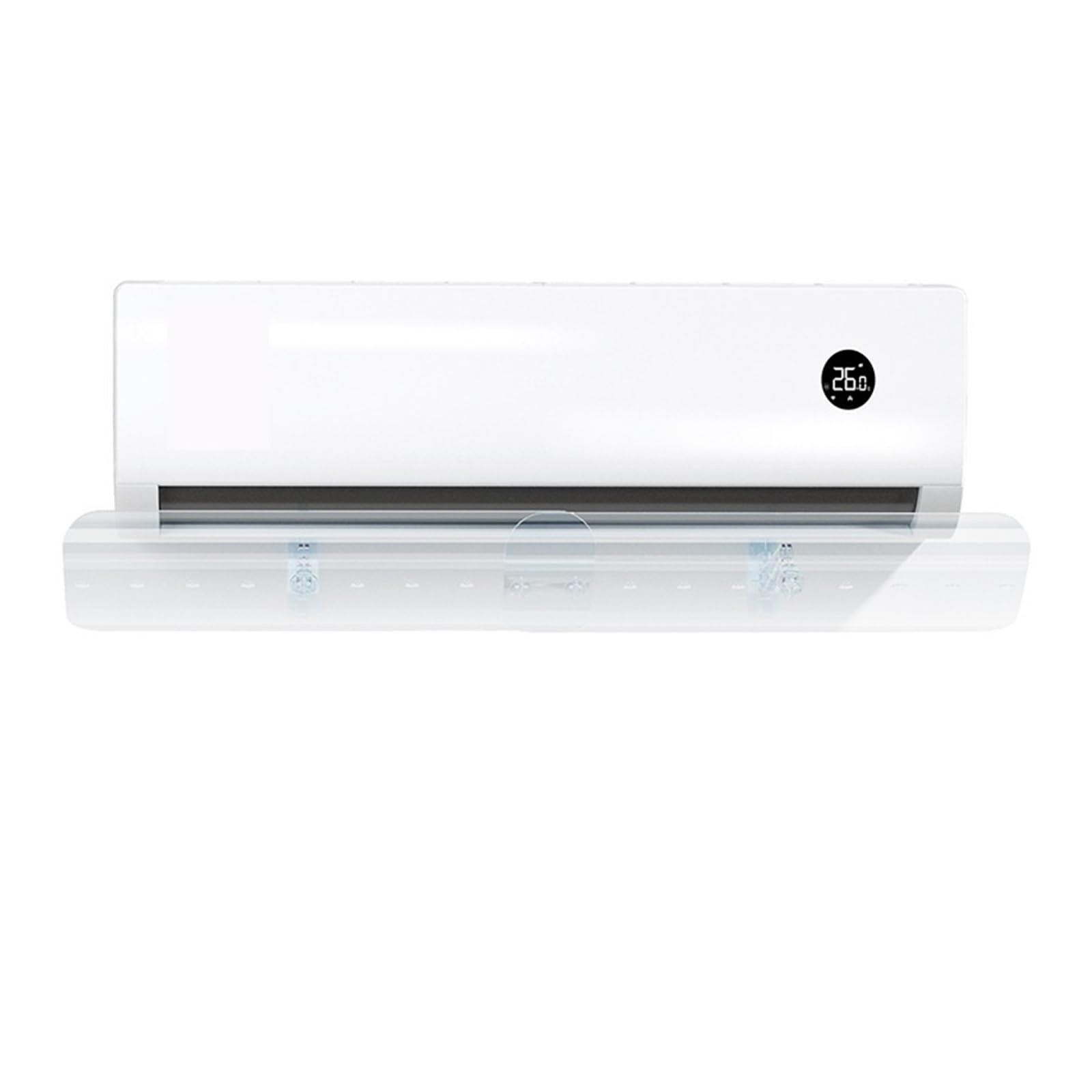 JUAKSQZYI Adjustable AC Air Deflector Retractable Air Conditioner Deflector Anti-Direct Blowing