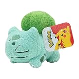 Pokèmon Pkw2782 Bulbasaur Śpiący pluszak 12,7 cm Wielokolorowy