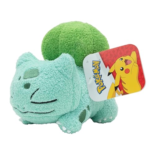 Pokèmon Pkw2782 Bulbasaur Śpiący pluszak 12,7 cm Wielokolorowy