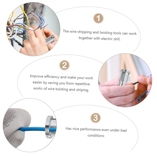 Accessoires pour électricien Uonlytech robustes avec outils à main de haute précision