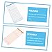 COOLHIYA Double-Sided Attendance Cards Paper for Employee Punch Clock Recording Office Supply Work Tracking Cards